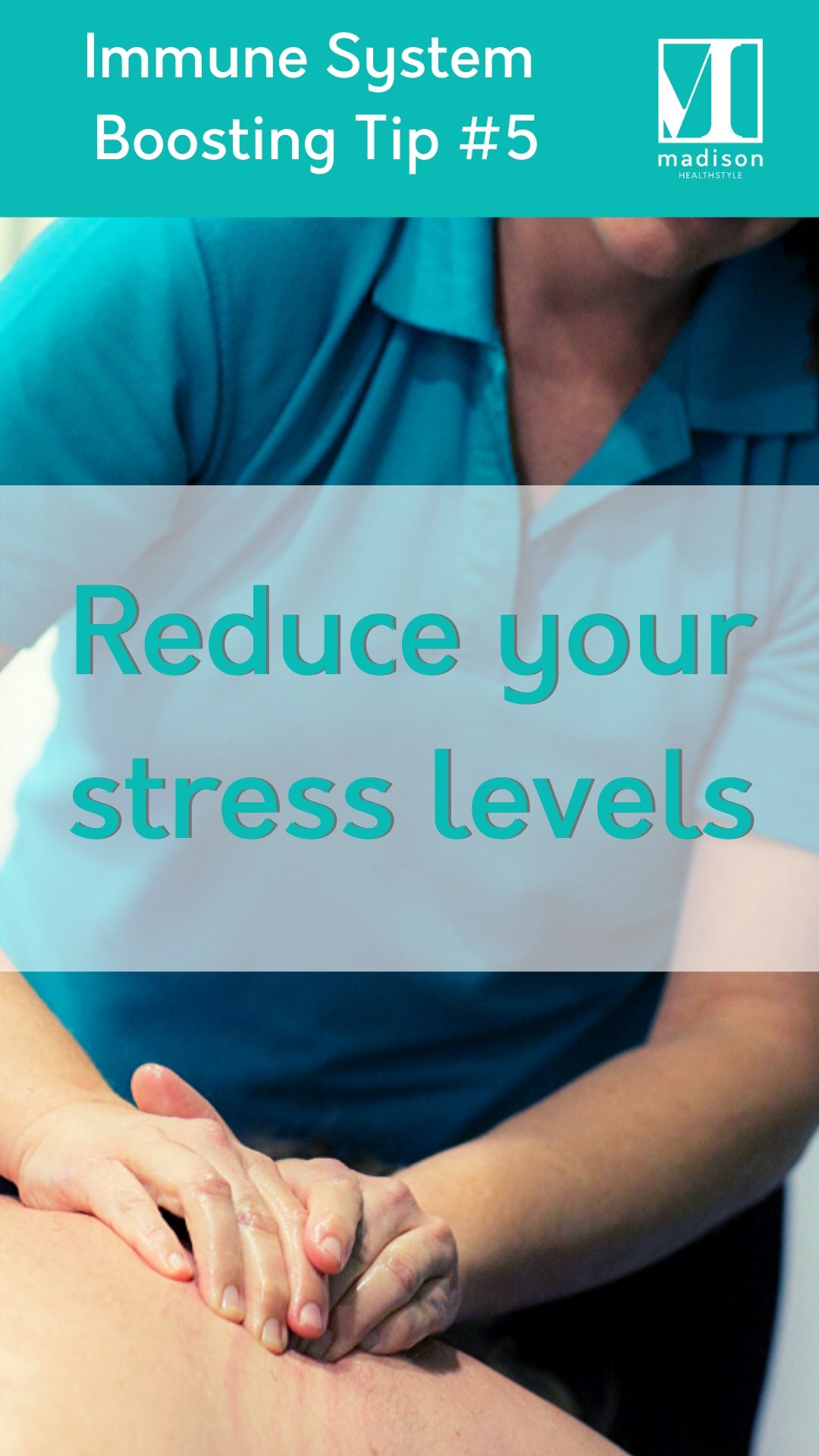 reduce stress with a massage