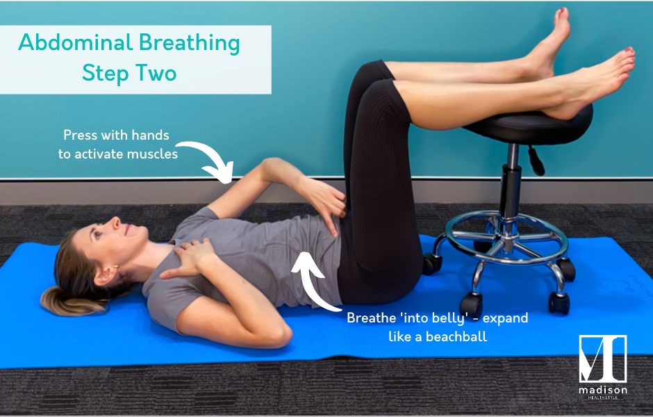 ab exercise for low back pain abdominal breathing part 2